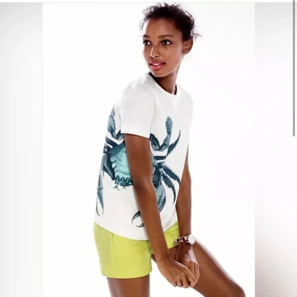 J crew blue crab top